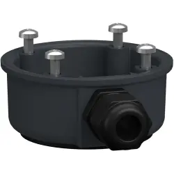 Adapter, dark gray, (H) 30.5 mm, for signal towers, XVZ07