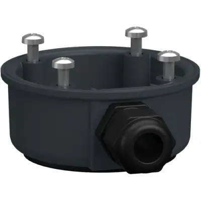 Adapter, dark gray, (H) 30.5 mm, for signal towers, XVZ07 - 1