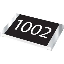 Resistor, thick film, SMD 0805 (2012), 0 Ω, 0.125 W, ±5 %, CR0805-J/-000ELF