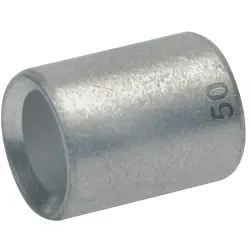 Butt connector, uninsulated, 6.0 mm², metal, 7 mm, 151R