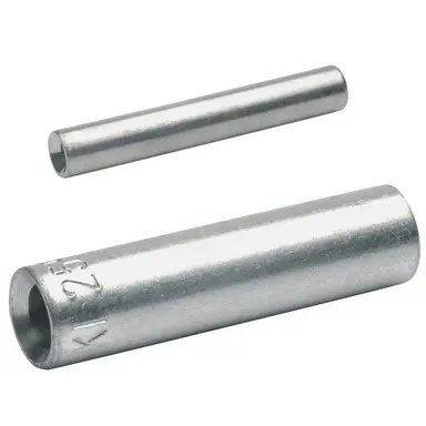 Butt connector, uninsulated, 10 mm², metal, 25 mm, SV10 - 1