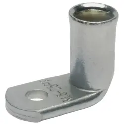 Uninsulated angled tube cable lug, 70 mm², 10.5 mm, M10, 747F10