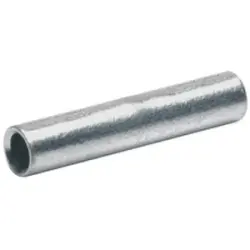 Butt connector, uninsulated, 25 mm², metal, 50 mm, 524R