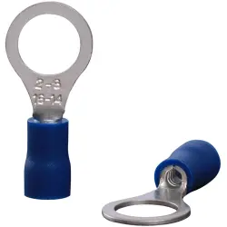 Insulated ring cable lug, 1.5-2.5 mm², 8.5 mm, M8, blue, 22C449, package with 100 pieces