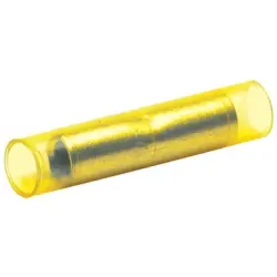 Butt connectorwith insulation, 25 mm², yellow, 57 mm, 624R