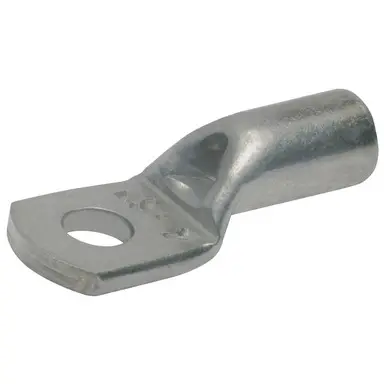 Uninsulated tube cable lug, 2.5 mm², AWG 14, 6.5 mm, M6, metal, 93R6 - 1