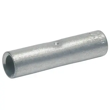 Butt connector, uninsulated, 6.0 mm², metal, 25 mm, 21R - 1