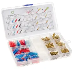 Flat receptacles assortment, 260 pieces, 201711C001