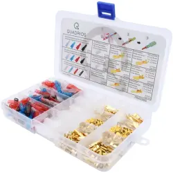 Flat receptacles assortment, 260 pieces, 1809C018
