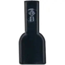 Insulating grommet for 6.3 mm, PVC, UL 94HB, black, 01050001010