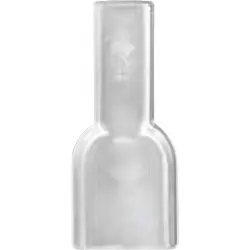 Insulating grommet for 6.3 mm, PVC, UL 94HB, natural, 01050001011