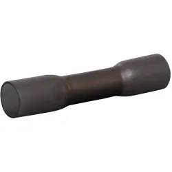 Butt connector kit with heat shrink insulation, 2.5-4.0 mm², AWG 14 to 12, black, 38 mm, 22C468, package with 80 pieces