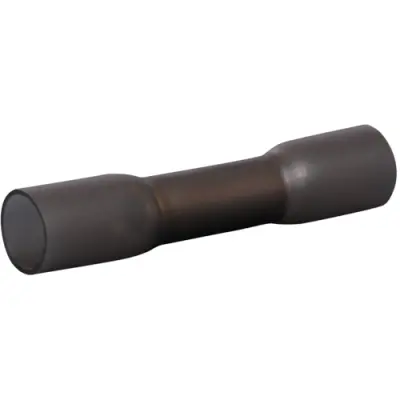 Butt connector kit with heat shrink insulation, 2.5-4.0 mm², AWG 14 to 12, black, 38 mm, 22C468, package with 80 pieces - 1
