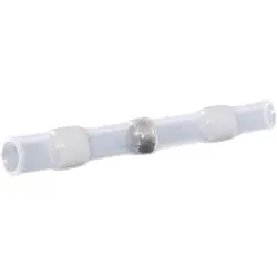 Solder connector with heat shrink insulation, 0.25-0.34 mm², white, 26 mm, 22C461, package with 100 pieces