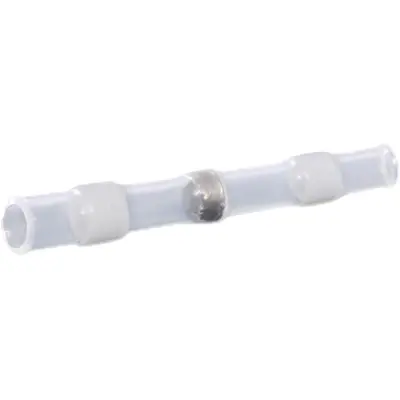 Solder connector with heat shrink insulation, 0.25-0.34 mm², white, 26 mm, 22C461, package with 100 pieces - 1