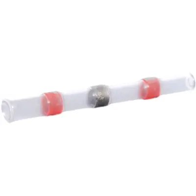 Solder connector with heat shrink insulation, 0.5-1.0 mm², red, 40 mm, 22C462, package with 100 pieces - 1