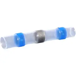 Solder connector with heat shrink insulation, 1.5-2.5 mm², blue, 40 mm, 22C463, package with 80 pieces