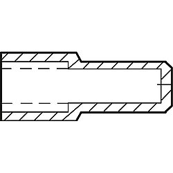 Insulating grommet for 4.8 mm, PVC, blue, 01050022002 (1)