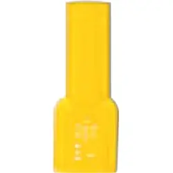 Insulating grommet for 4.8 mm, PVC, yellow, 01050022004