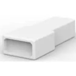 Insulating housing for 6.35 mm, 1 pole, PE, UL 94V-2, natural, 1-925017-0