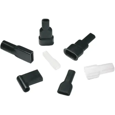 Insulating sleeve for 6.3 mm, PVC, UL 94V-0, natural, 631-08229 - 1