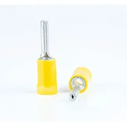 Insulated pin cable lug, 4.0-6.0 mm², AWG 12 to 10, yellow, BYB-4-07F5078