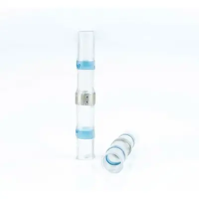 Solder connector with heat shrink insulation, 2.0-4.0 mm², blue, 42 mm, BYB-4-07F5085 - 1