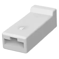 Insulating housing for 6.3 mm, 1 pole, PA, natural, 925324-2