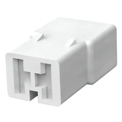 Insulating housing for 6.3 mm, 2 pole, PA, UL 94V-0, natural, 180923 - 1