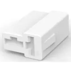 Insulating housing for 6.3 mm, 2 pole, PA, UL 94V-0, natural, 180907