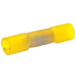 Butt connector with heat shrink insulation, 4.0-6.0 mm², AWG 11 to 10, yellow, 41 mm, 700WS