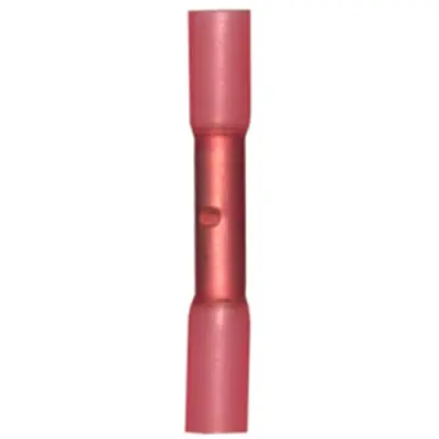 Butt connector with heat shrink insulation, 0.75-1.0 mm², AWG 20 to 18, red, 36 mm, 3735H - 1