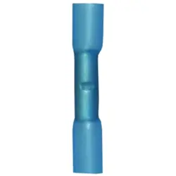 Butt connector with heat shrink insulation, 1.5-2.5 mm², AWG 16 to 14, blue, 36 mm, 3736H