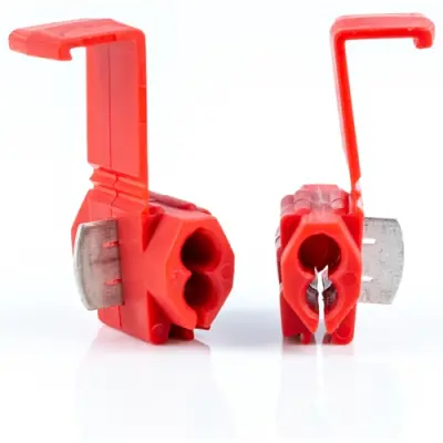 Branch terminalwith insulation, 0.5-1.0 mm², AWG 22 to 18, red, 26.8 mm, SNEL ROT - 1