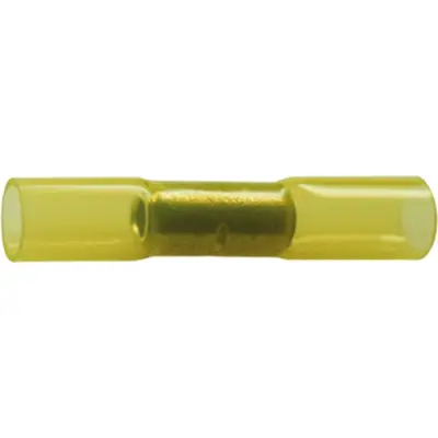 Butt connector with heat shrink insulation, 4.0-6.0 mm², AWG 12 to 10, yellow, 42.5 mm, 7931300102 - 1