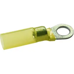 Insulated ring cable lug, 4.0-6.0 mm², AWG 12 to 10, 6.5 mm, M6, yellow, 7932320102