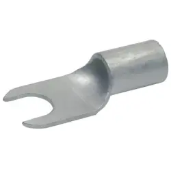 Uninsulated forked cable lug, 10 mm², M5, metal, 1652C5