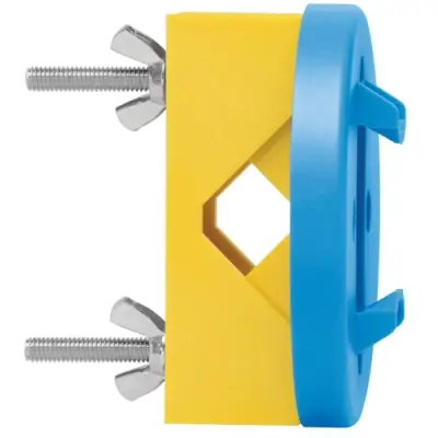 Collector box mount, wall mounting, L 94 mm, 9845.06 - 1