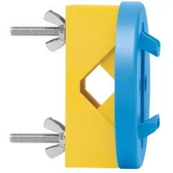 Collector box mount, wall mounting, L 94 mm, 9845.06