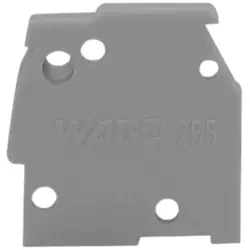 End plate for feed through terminal, 255-100