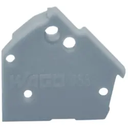 End plate for feed through terminal, 256-100