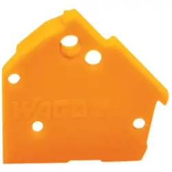 End plate for feed through terminal, 256-600