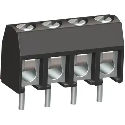 PCB terminal, 5 pole, pitch 5.08 mm, AWG 22-14, 17 A, screw connection, gray, 10877005