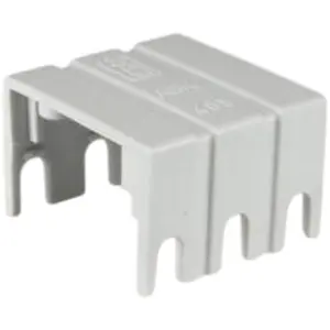 Cover cap, 3-pole, gray for euro terminal, 193203 - 1