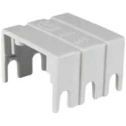 Cover cap, 3-pole, gray for euro terminal, 193203