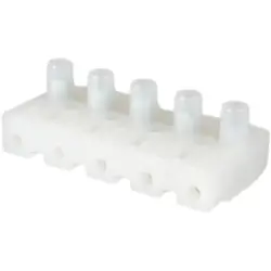 Socket part, 5 pole, 0.5-4.0 mm², clamping points: 1, natural, screw connection, 16 A, 151465