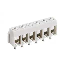 PCB terminal, 4 pole, pitch 5 mm, AWG 22-14, 15 A, screw connection, light gray, KRM 04