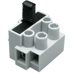 Connection terminal, 2 pole, 0.5-2.5 mm², clamping points: 1, gray, screw connection, 10 A, 503 SI/2
