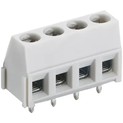 PCB terminal, 2 pole, pitch 5 mm, AWG 24-16, 16 A, screw connection, light gray, 6320 02 - 1