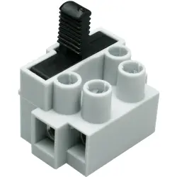 Connection terminal, 2 pole, 2.5 mm², clamping points: 1, gray, screw connection, 10 A, 503 SI/2 DS
